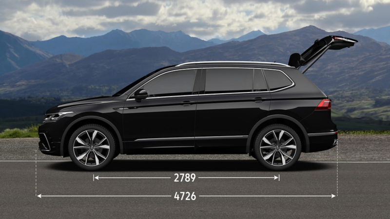 Tiguan Allspace R-Line wheelbase dimensions