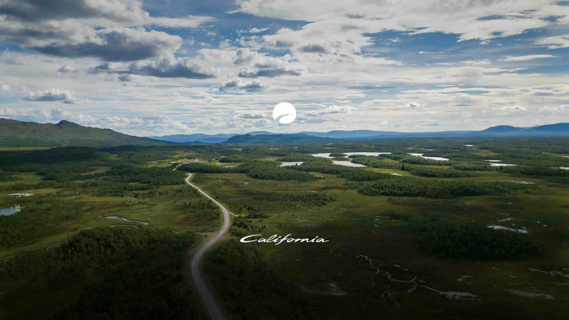 Panorama of southern Sweden.