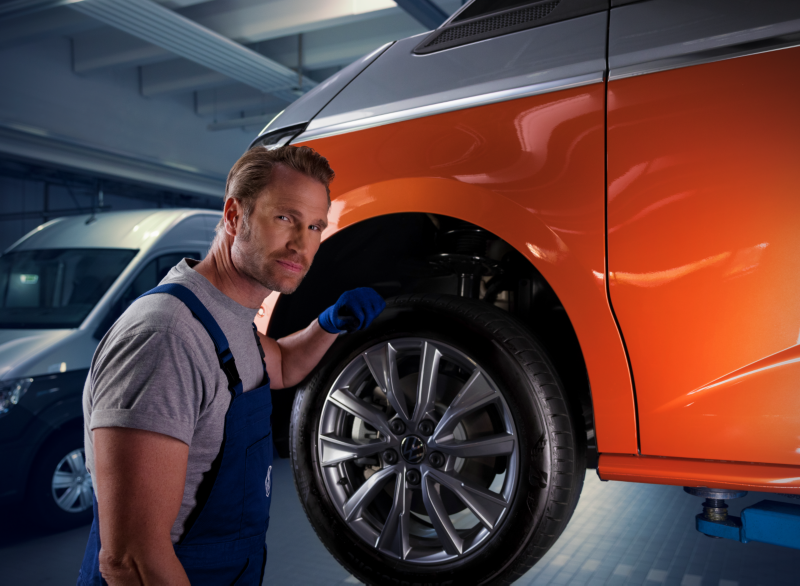 numatico de una Volkswagen Multivan