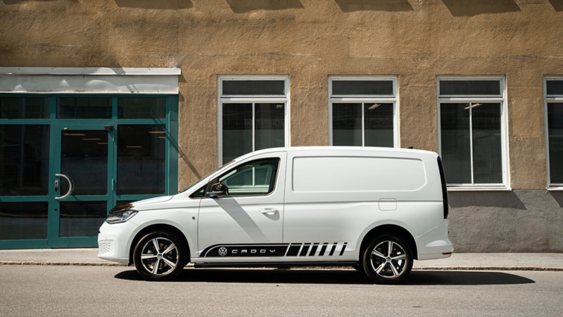 Skåpbilen VW Caddy Cargo med utrustningspaketet Ready 2 Go