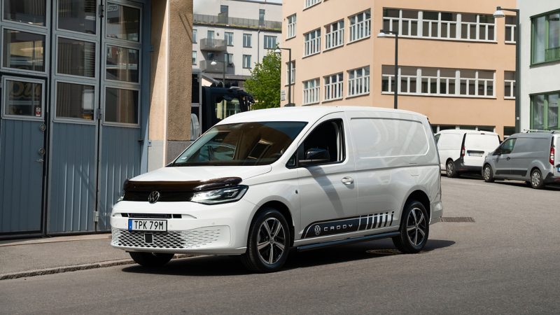 Skåpbilen VW Caddy Cargo med utrustningspaketet Ready 2 Go