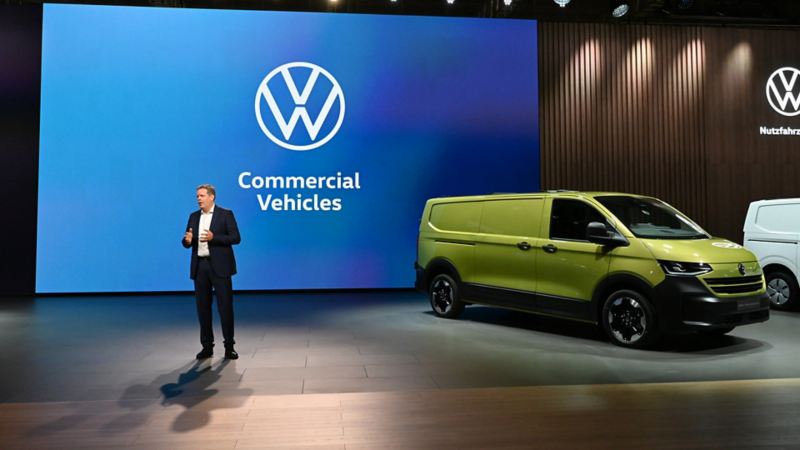 Presentation av nya VW Transporter på IAA