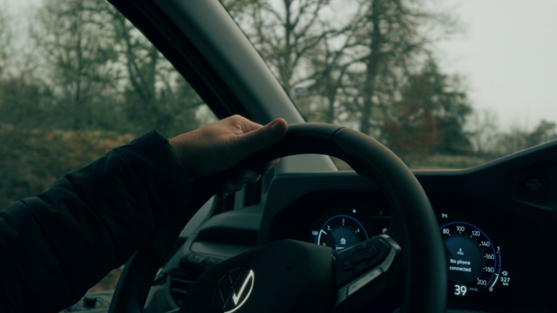 Interiören på en VW Transporter