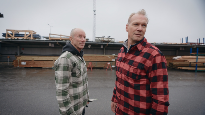 Niklas Lidström och Ingmar Stenmark