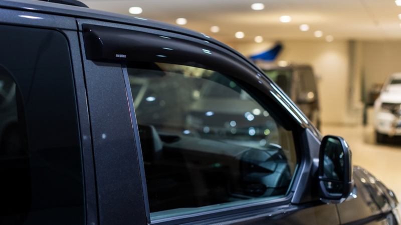 Stänkskärm på en specialinredd VW Transporter T7