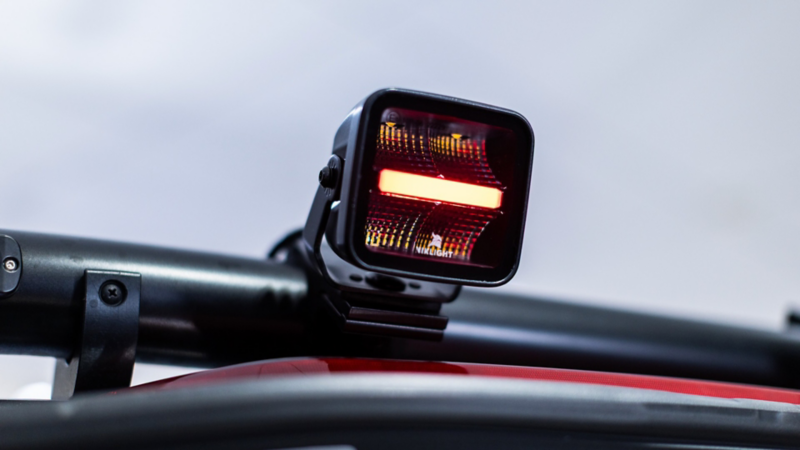 Extraljus på en specialinredd VW Transporter T7