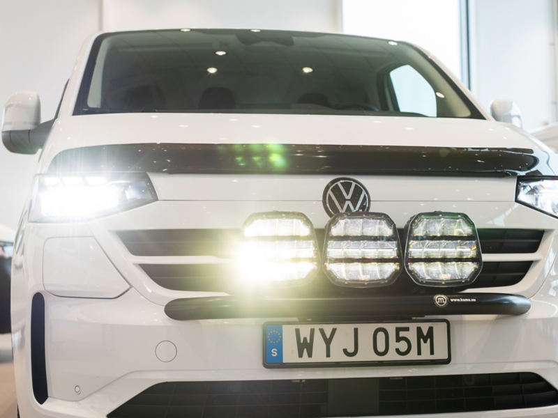Extraljusen till en VW e-Transporter