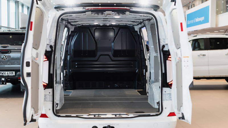Lastutrymmet på en VW e-Transporter