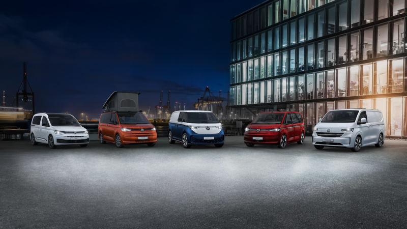 Delar av VW Transportbilars modellprogram