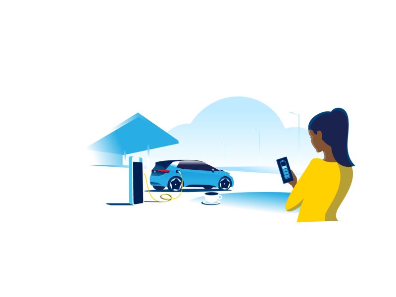 Schematic representation of the VW We Connect App