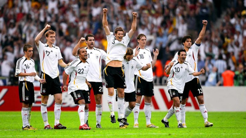 Die deutsche Mannschaft bei der WM 2006
