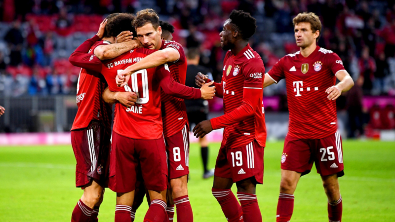 FC Bayern München, Leroy Sané, Leon Goretzka, Alphonso Davies, Thomas Müller​