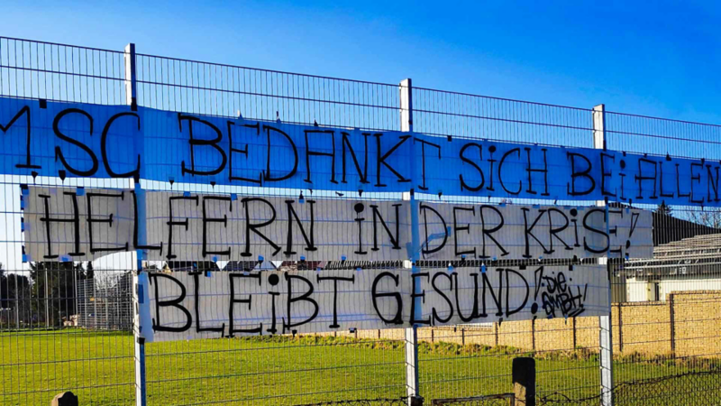 Ein Spruchband