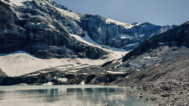 Image d'un lac glaciaire