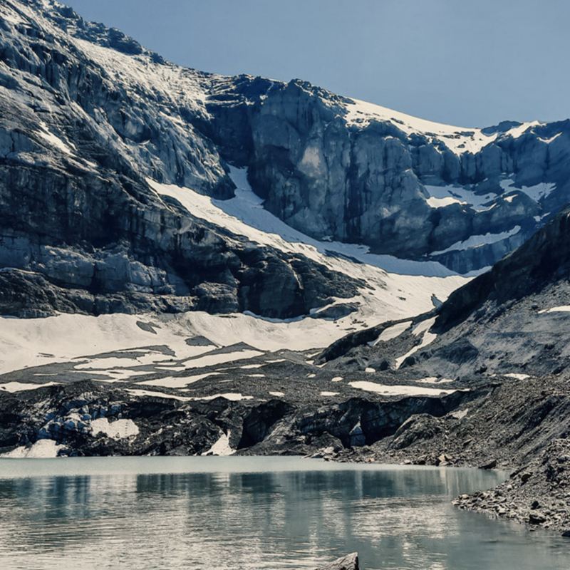 Image d'un lac glaciaire