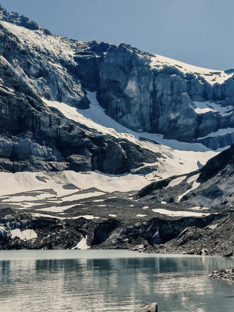 Image d'un lac glaciaire